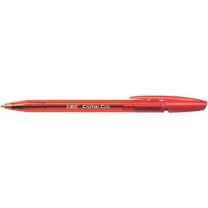 PENNA A SFERA A SCATTO ROSSA CRISTAL CLICK - BIC