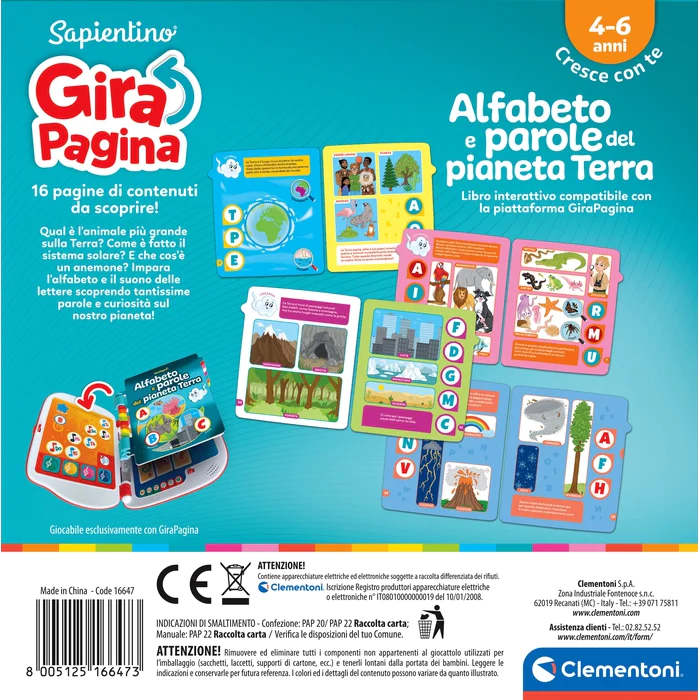 Sapientino GiraPagina - Alfabeto e Parole del Pianeta Terra - immagine 3