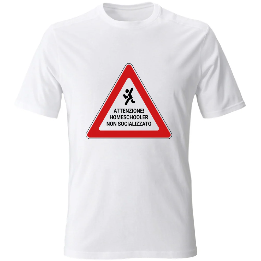 T-Shirt Bambino Homeschooler Non Socializzato - immagine 4