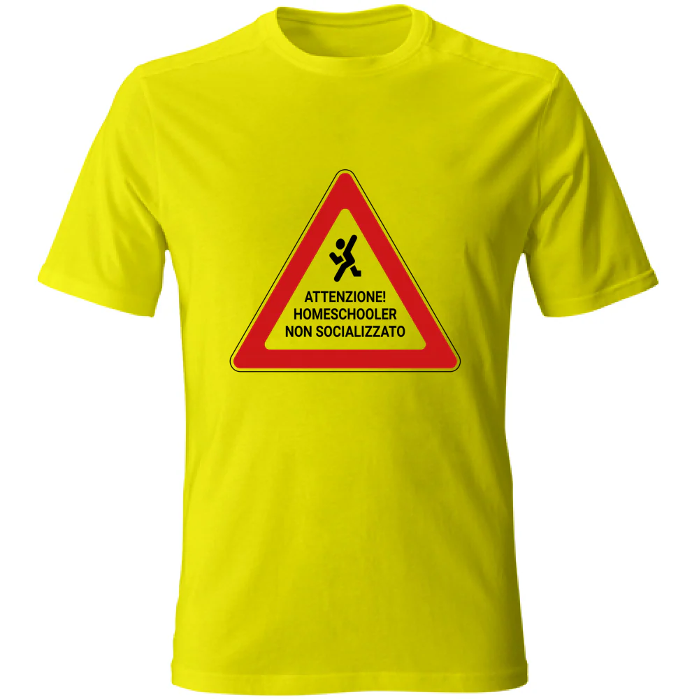 T-Shirt Bambino Homeschooler Non Socializzato - immagine 3