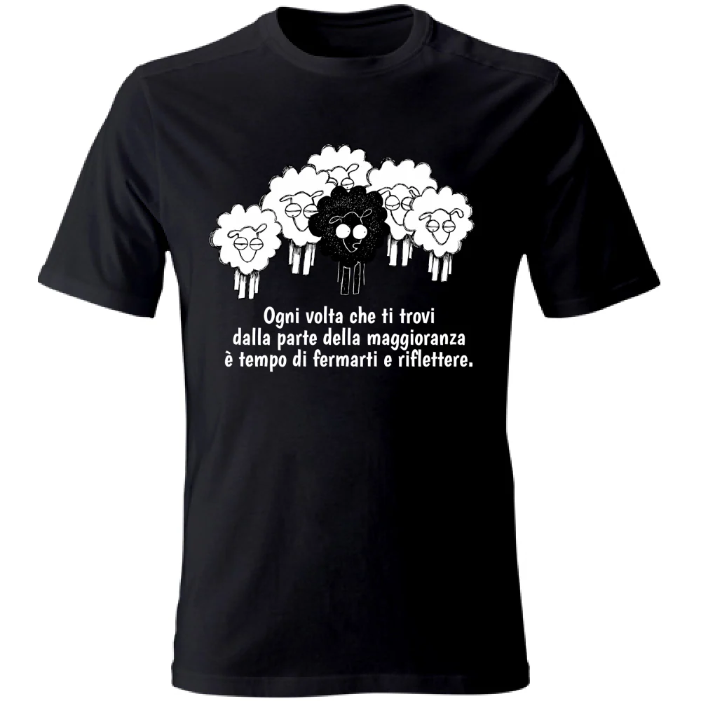 T-Shirt Unisex Black Sheep - immagine 4