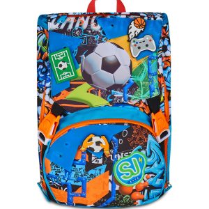 ZAINO ESTENSIBILE BIG - TINYPATCH BOY + OMAGGIO DIGITAL WATCH "TINTA UNITA"