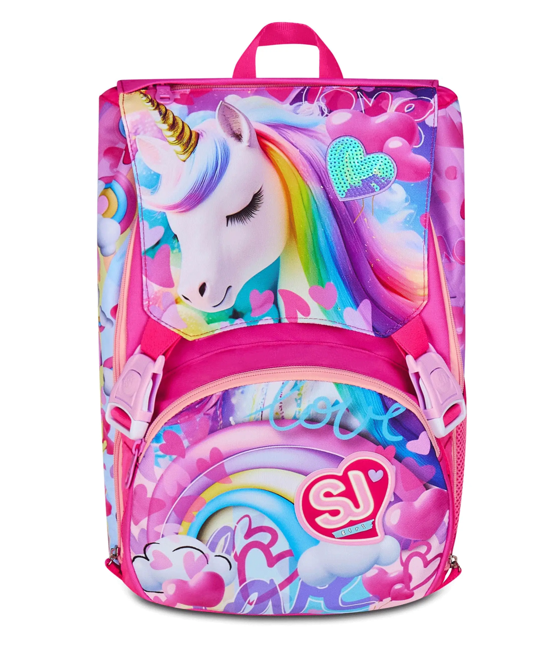 ZAINO ESTENSIBILE BIG - FLYUNICORN GIRL + OMAGGIO DIGITAL WATCH "TINTA UNITA" - immagine 2