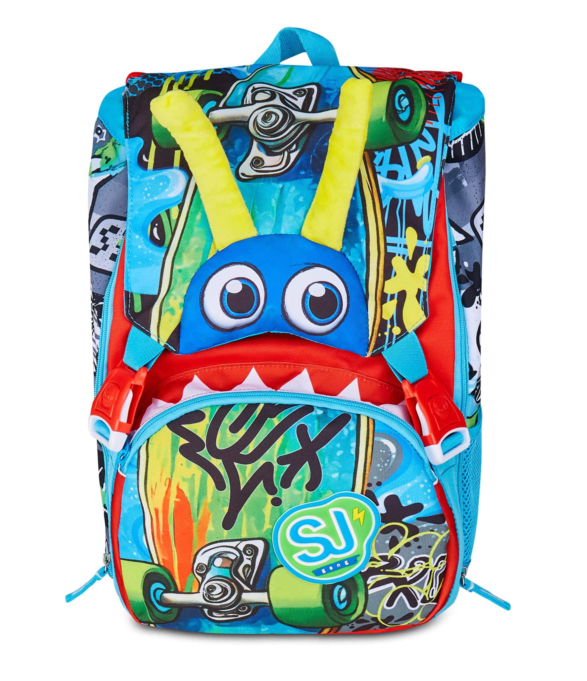 ZAINO ESTENSIBILE BIG - SHARKY SKATE + ASTUCCIO 3 ZIP + DIGITAL WATCH "TINTA UNITA" - immagine 4
