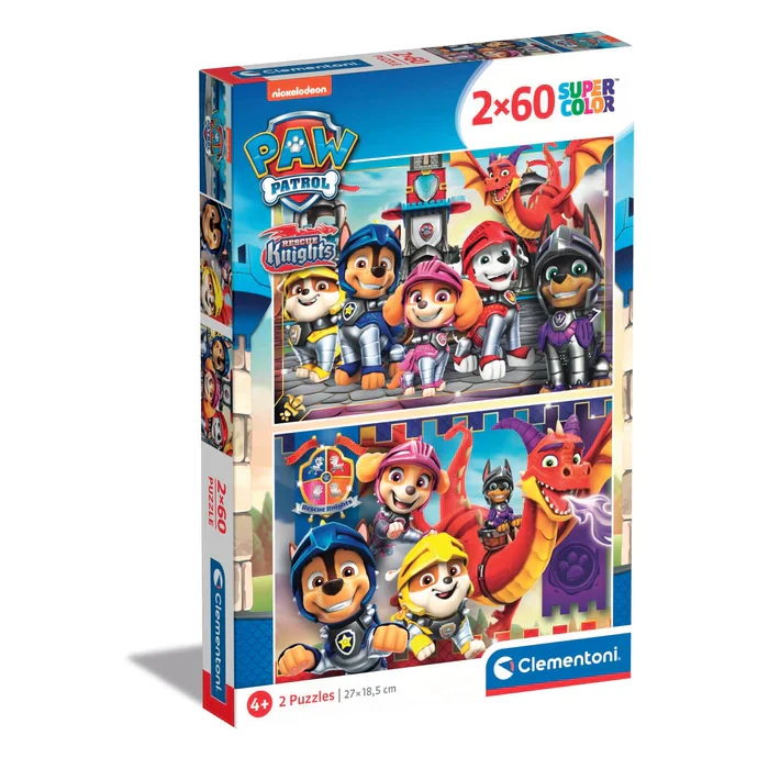 Puzzle Paw Patrol 2X60 Pz