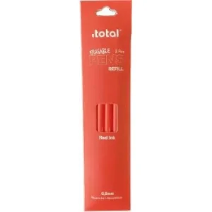 REFILL INCHIOSTRO GEL CANCELLABILE ITOTAL 0.5MM 3PZ ROSSO