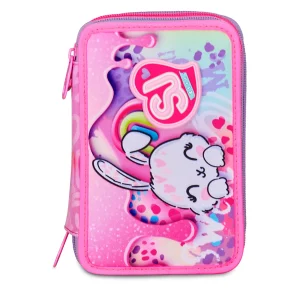 ZAINO ESTENSIBILE BIG - FANTASYS GIRL + ASTUCCIO 3 ZIP + OMAGGIO DIGITAL WATCH "TINTA UNITA"