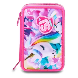 ZAINO ESTENSIBILE BIG - FLYUNICORN GIRL + ASTUCCIO 3 ZIP + OMAGGIO DIGITAL WATCH "TINTA UNITA"