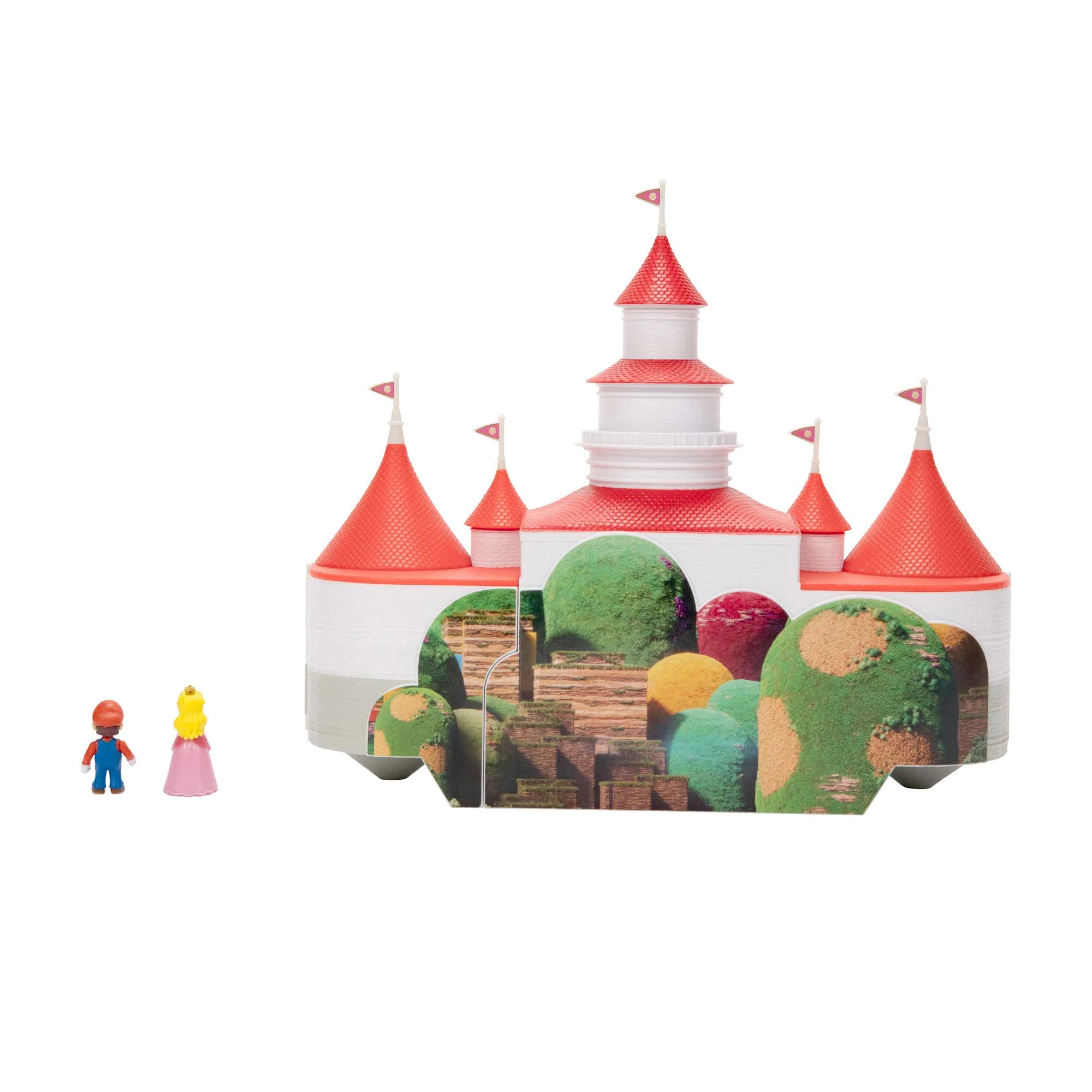 Super Mario Movie Deluxe playset castello di Peach con personaggi 4 cm - immagine 8