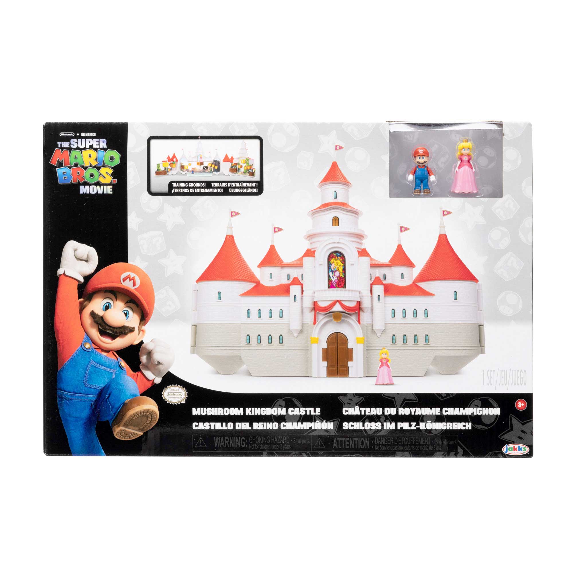 Super Mario Movie Deluxe playset castello di Peach con personaggi 4 cm - immagine 3