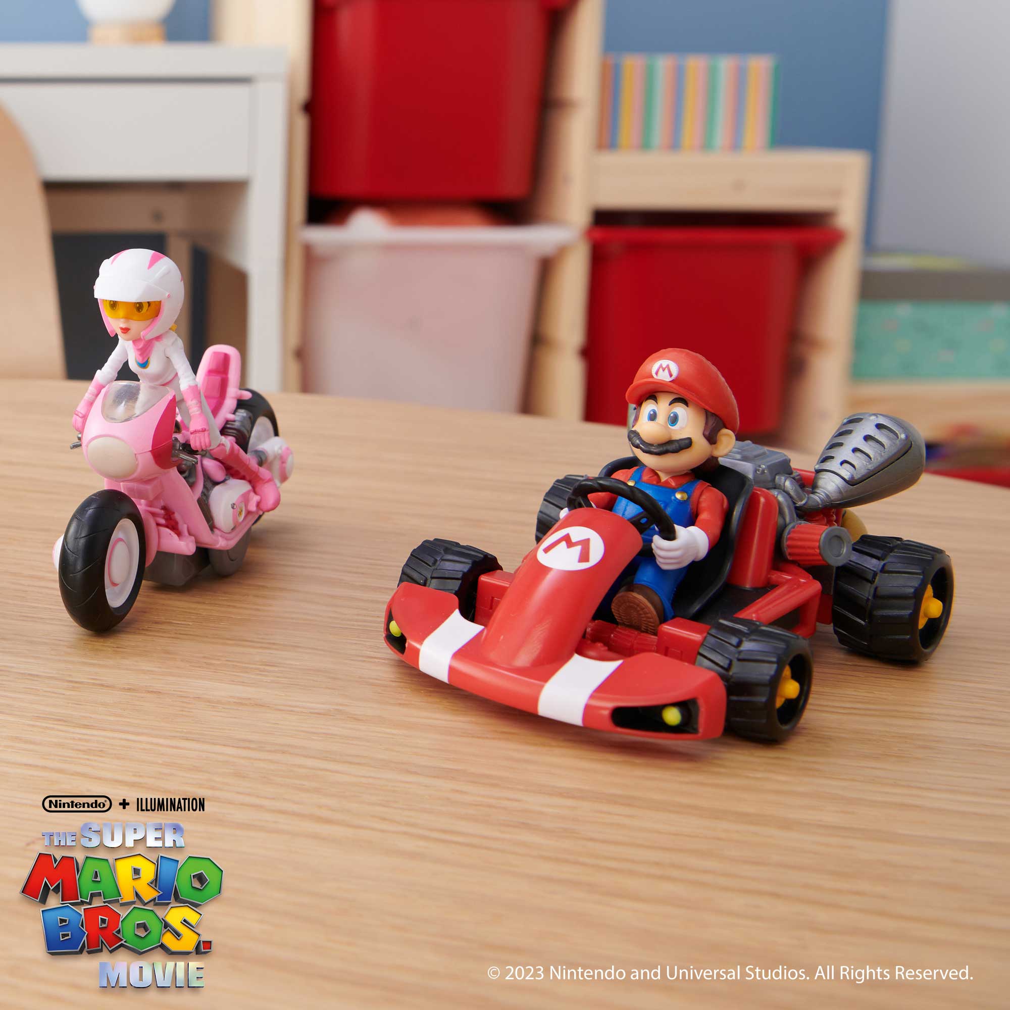 Super Mario Movie personaggi 6 cm con Kart - Peach - immagine 6