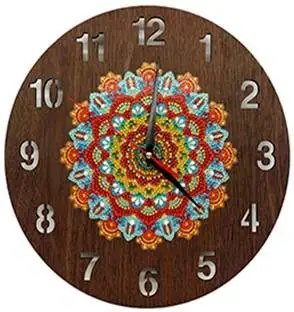 Diamond Painting Orologio Mandala Luminoso