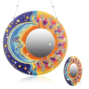 Diamond Painting Specchio Sole-Luna
