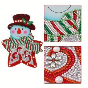 Diamond Painting Pupazzo di Neve Appeso