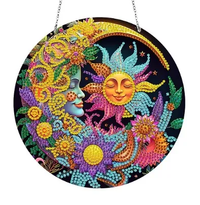 Diamond Painting Ghirlanda Sole e Luna