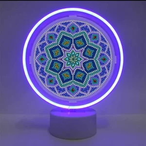 Diamond painting Lampada Mandala Blu