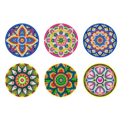 Diamond Painting Sottobicchieri Mandala