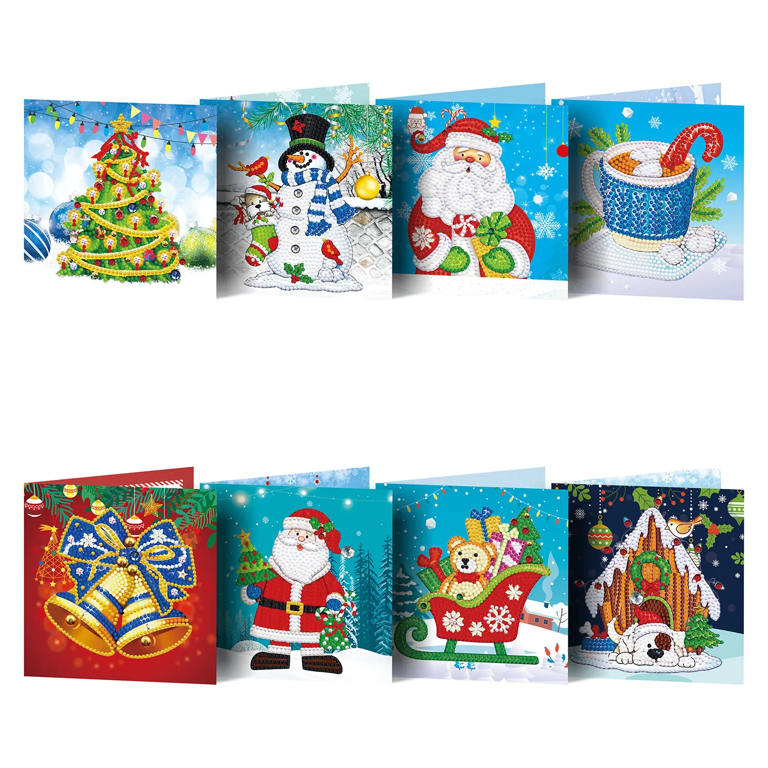 Diamond Painting first Christmas Card