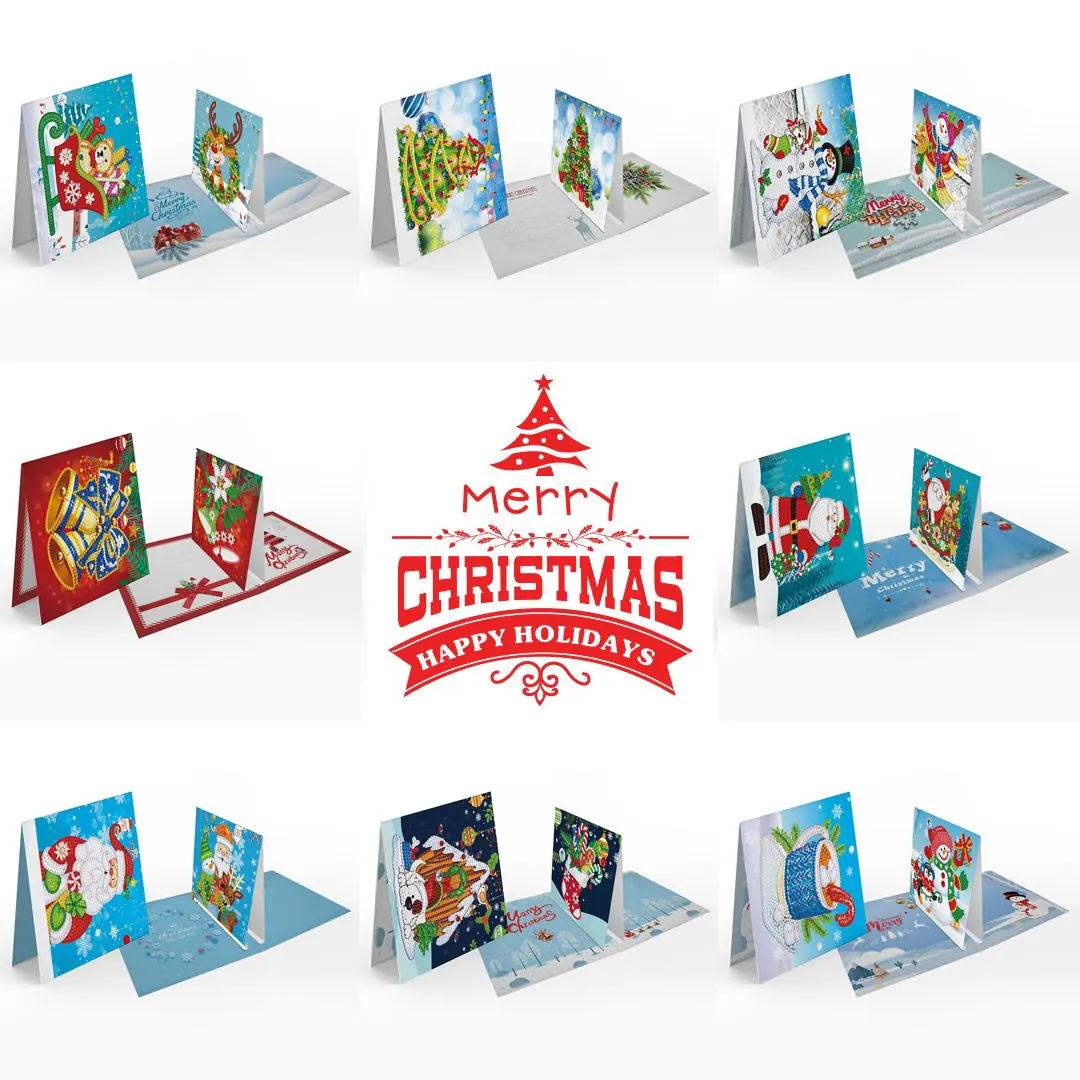 Diamond Painting first Christmas Card - immagine 3