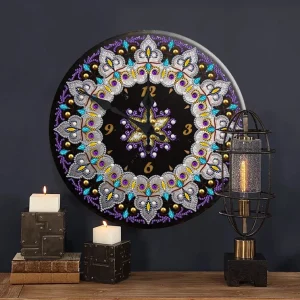 Diamond Painting Orologio Mandala 2