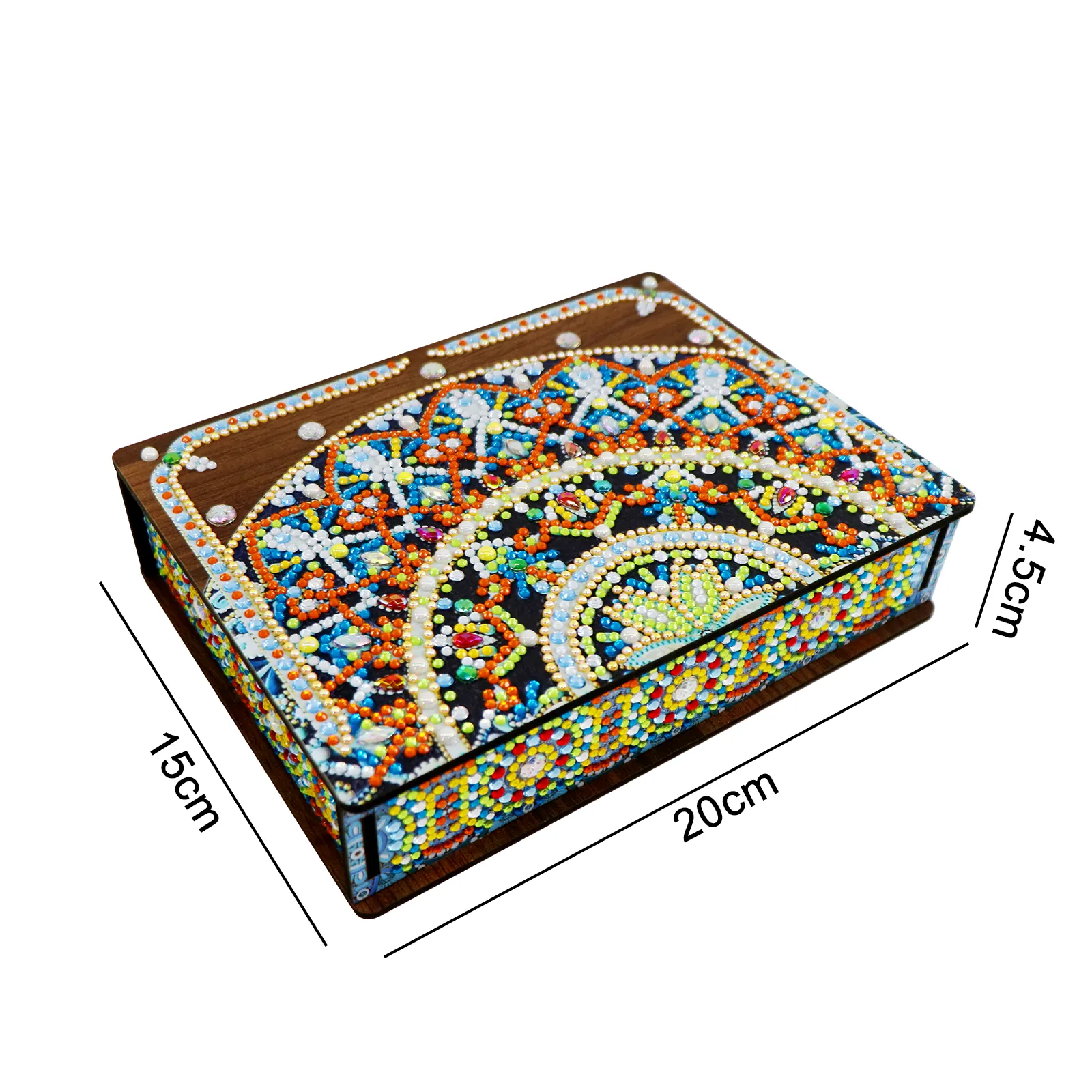 Diamond Painting Portagioie Half Mandala - immagine 3