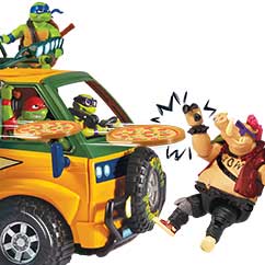 Turtles Veicolo Lancia Pizze - immagine 5