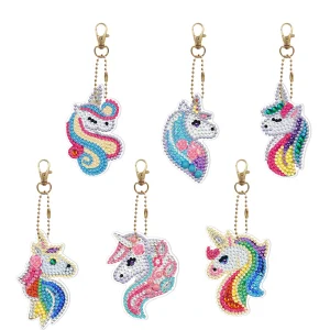 Diamond painting Portachiavi Unicorno