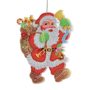 Diamond painting Santa Claus Lamp