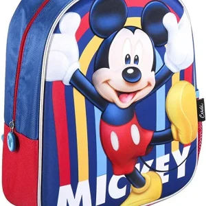 ZAINO ASILO / PASSEGGIO 3D MICKEY MOUSE CON LUCI LED FRONTALI