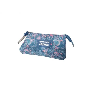Astuccio Bustone 3in1 Flowers Tinta Unita Jeans