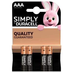 Batteria DURACELL AAA SIMPLY alcaline mini stilo