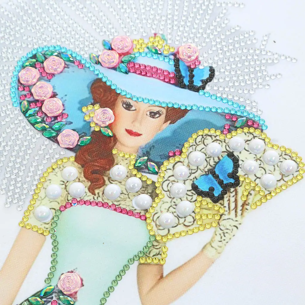 Diamond Painting Dama Azzurra - immagine 4