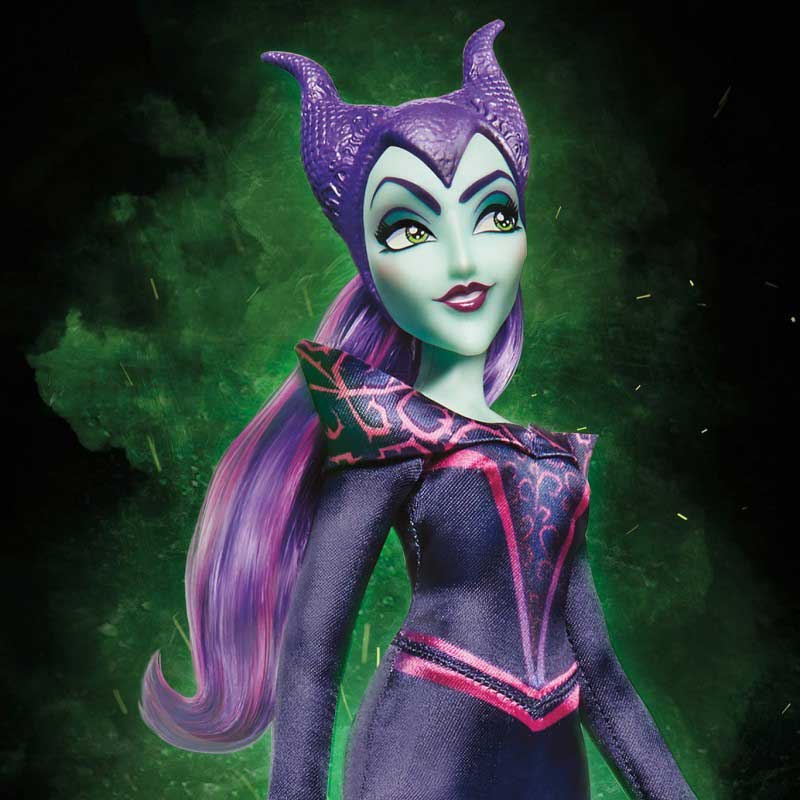 Disney Princess Villains Malefica - Bambola con accessori e vestiti rimovibili - immagine 3
