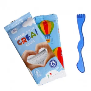 Pasta Modellabile 250gr X 2 Pezzi + Spatola Bianca | Tinta Unita
