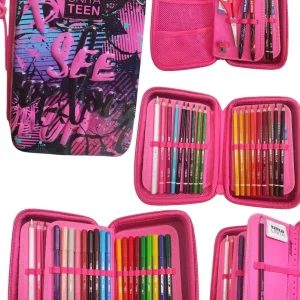 Astuccio One Time Oh Oh fantasia Fucsia Tinta Unita Teen