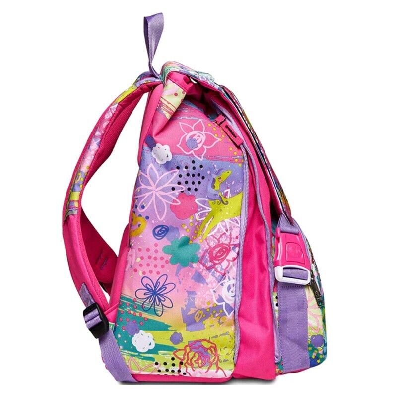 ZAINO SDOPPIABILE + ASTUCCIO BIG SEVEN SJ GANG GIRL + OMAGGIO DIGITAL WATCH "TINTA UNITA" - immagine 6