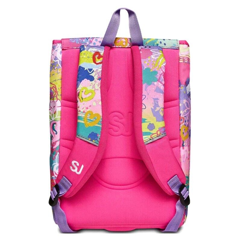 ZAINO SDOPPIABILE + ASTUCCIO BIG SEVEN SJ GANG GIRL + OMAGGIO DIGITAL WATCH "TINTA UNITA" - immagine 7