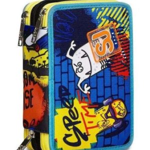 ZAINO ESTENSIBILE BIG - CRITTY + ASTUCCIO 3 ZIP + OMAGGIO DIGITAL WATCH "TINTA UNITA"