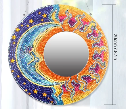 Diamond Painting Specchio Sole-Luna - immagine 3
