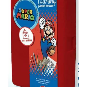 Super Mario coloring pocket trousse